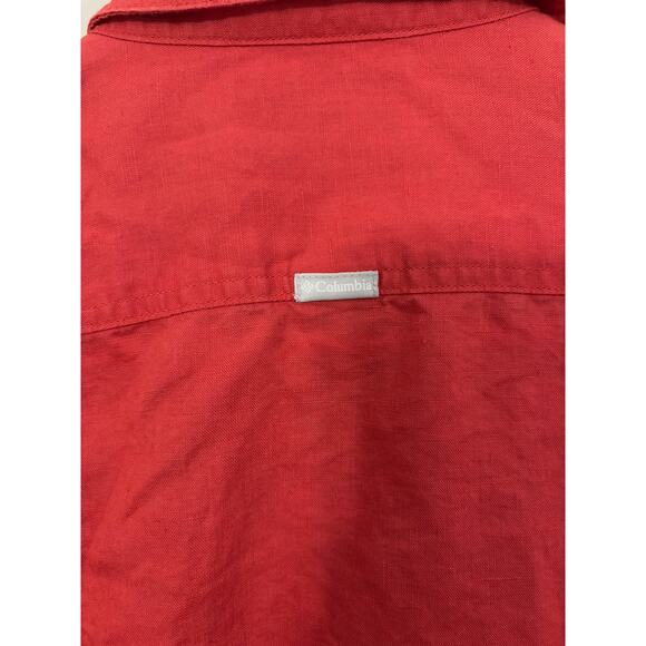 Columbia Sportswear Linen Blend 3/4 Length Sleeve Button Up Shirt Size Small - Picture 5 of 5